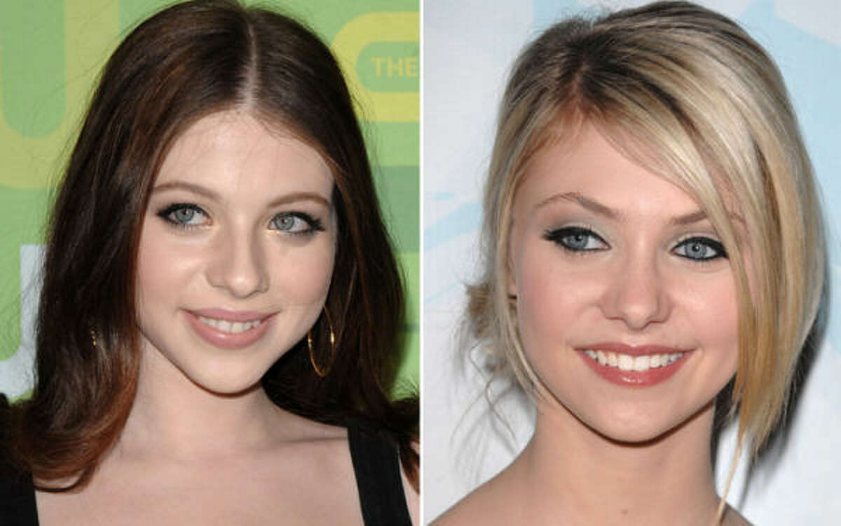 Michelle Trachtenberg and Taylor Momsen Take Michelle Trachtenberg, left, and dye her hair blonde. Who do you have? Taylor Momsen, right.