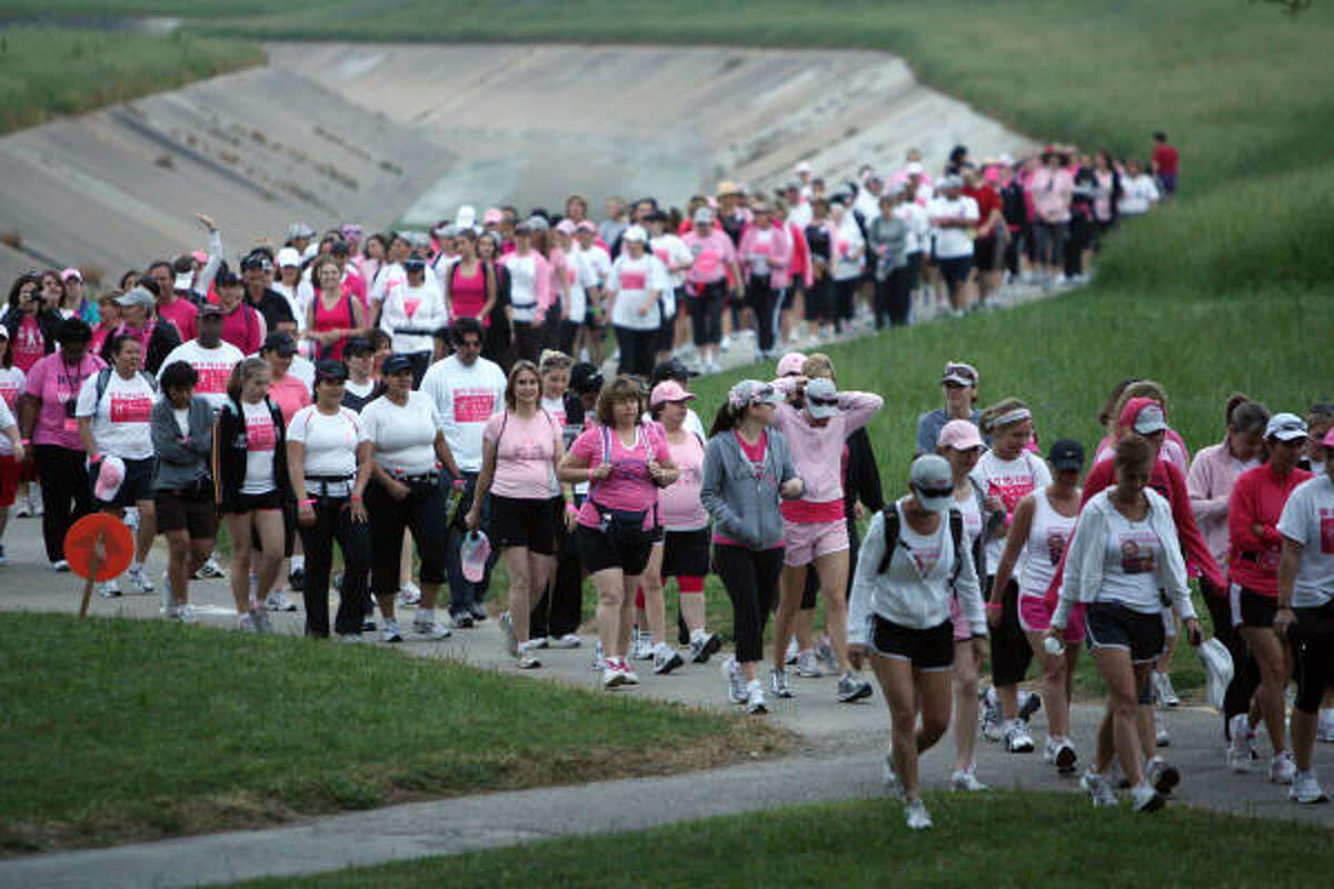 Avon Walk raised $2 million for breast cancer prevention, treatment, and research by over 1,000 Houston area participants.