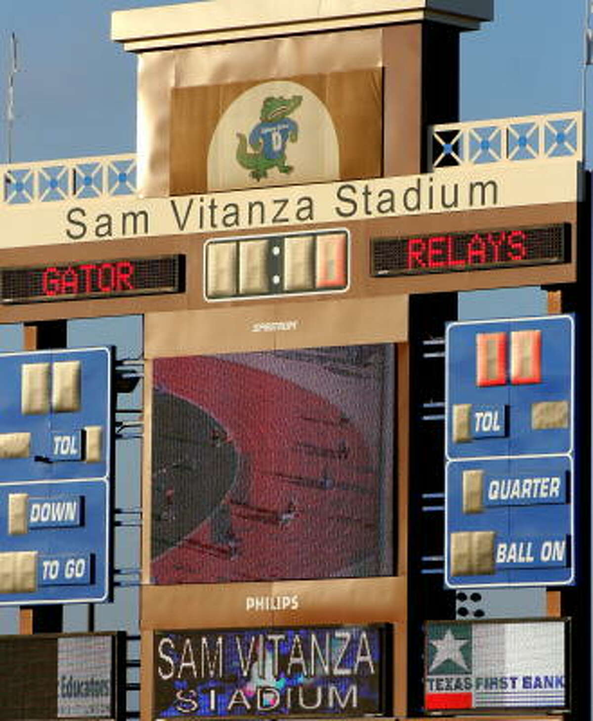 The Dickinson relays were held at Sam Vitanza Stadium.