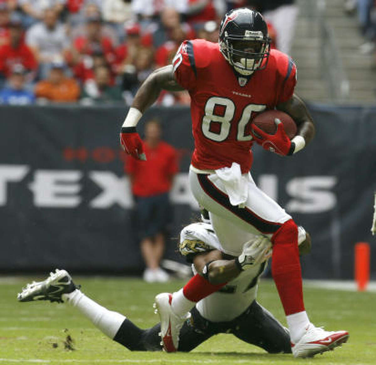 HIT: Andre Johnson Position: Wide receiver Year drafted: 2003 (first round) Comment: A four-time Pro Bowl selection, Johnson has led the NFL in receiving yards the past two seasons.