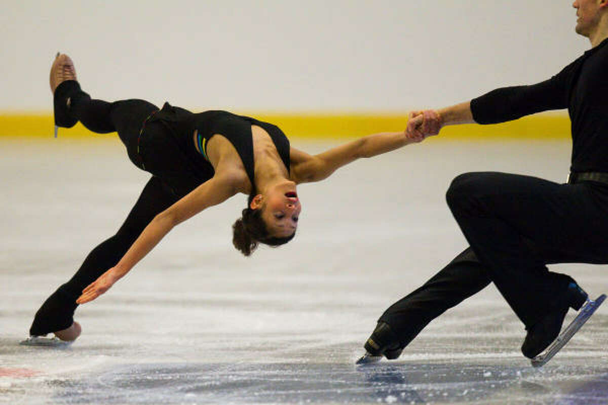 U.S. pairs figure skaters Evora and Ladwig train in Florida with fellow Olympians Caydee Denney and Jeremy Barrett.