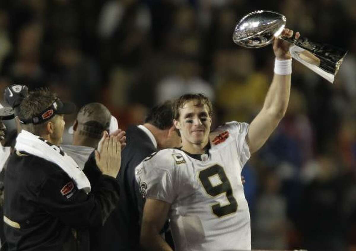 Brees and Saints win Super Bowl, 31-17 over Colts - The San Diego