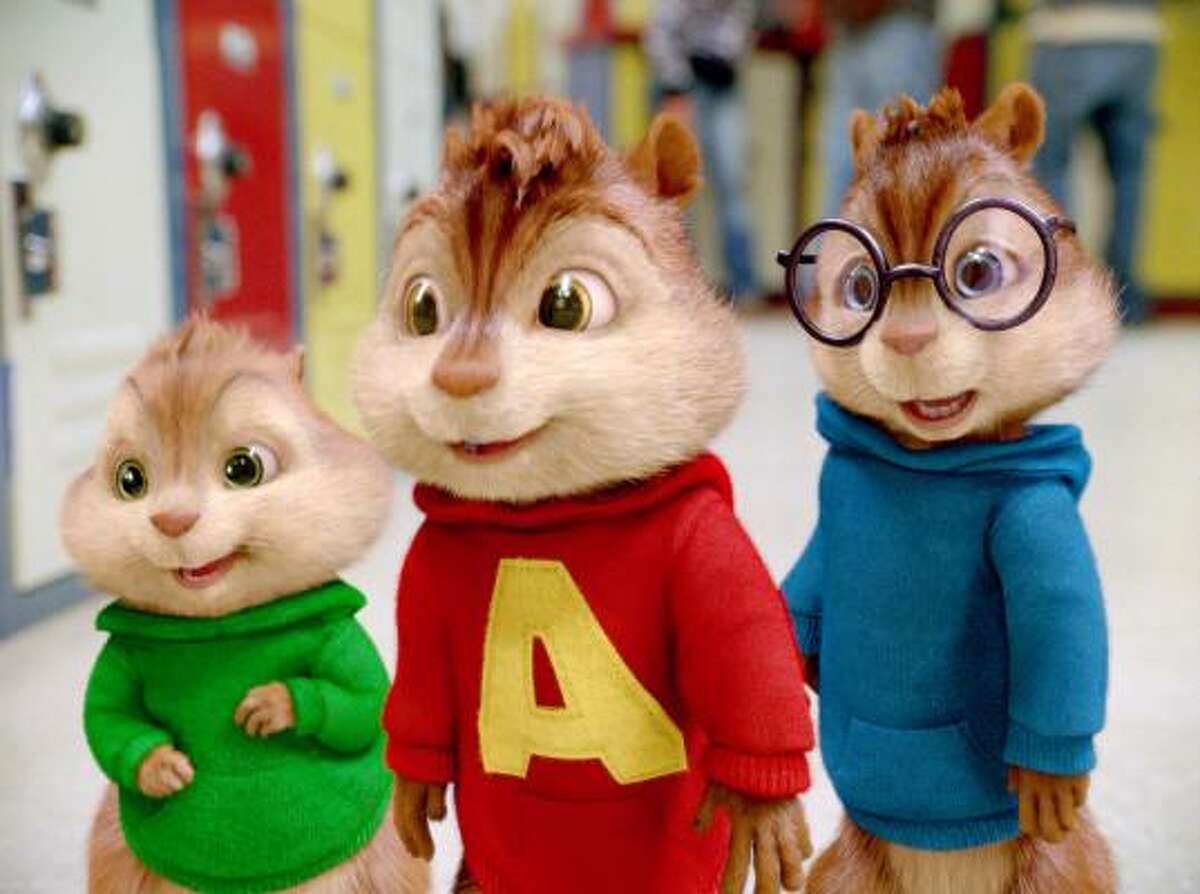 Alvin and the Chipmunks: the Squeakuel , $xx million The world-famous singing pre-teen chipmunk trio return to contend with the pressures of school, celebrity and a rival female music group known as The Chipettes.