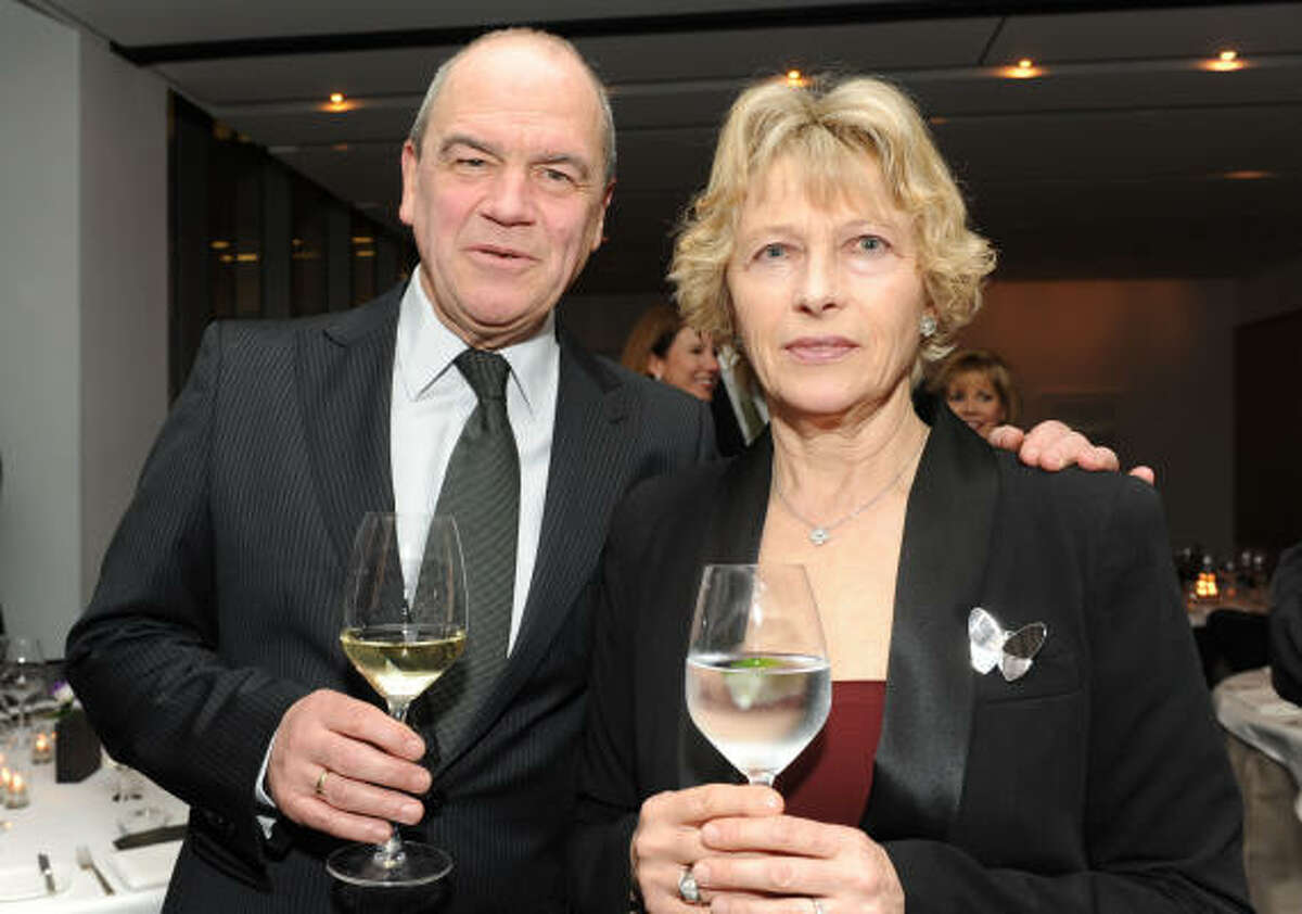 Maestro Hans and Rita Graf attend the Maestro & Directors Dinner at The Modern Restaurant, in New York.