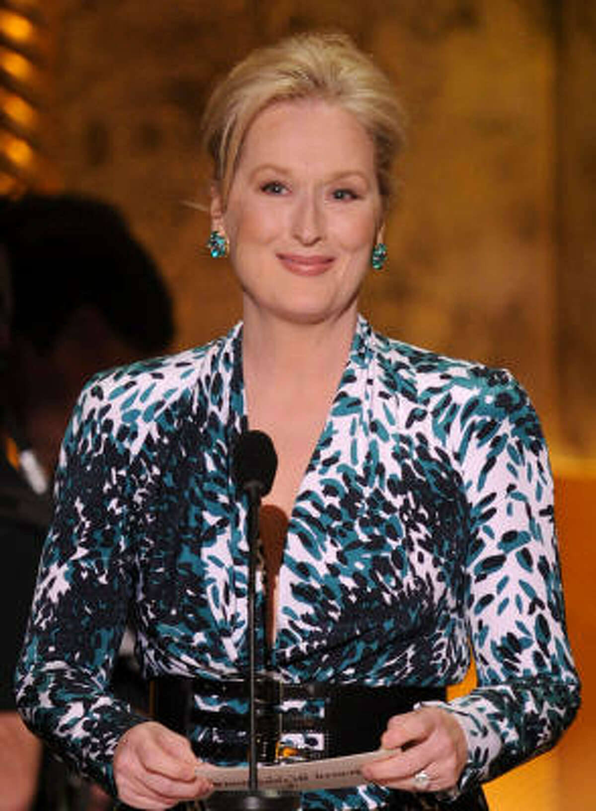 Meryl Streep's print dress may be divisive among the fashion police, but we think it suits her free-spirit personality.