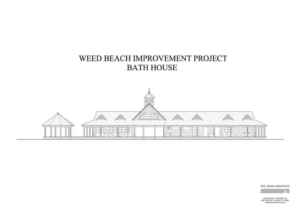 The above rendering shows the completed Weed Beach Project.