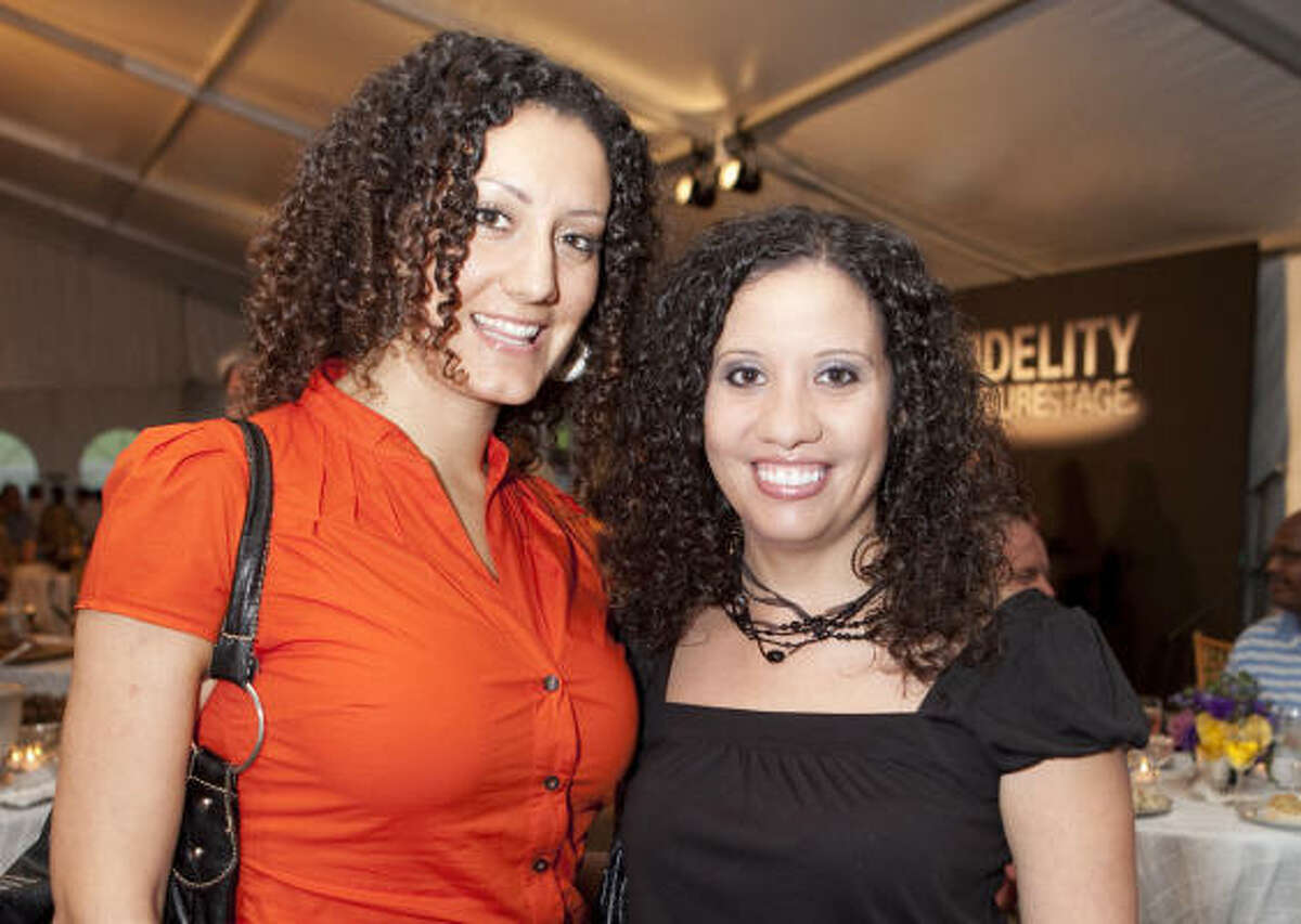 Sonja Brikho and Laura Aguilar at a reception for the Fidelty Futurestage Music Competition Finale Concert hosted by Fidelity Investments and the Houston Symphony.