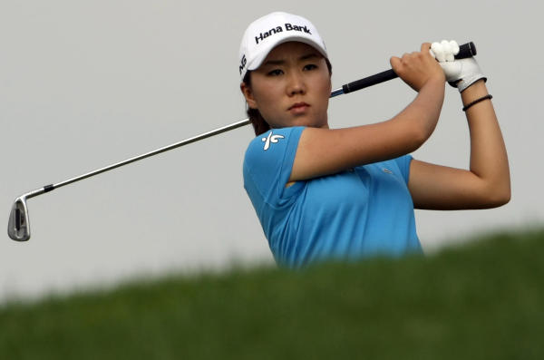 Kim takes 2-shot lead over Wie at Dubai Ladies Masters