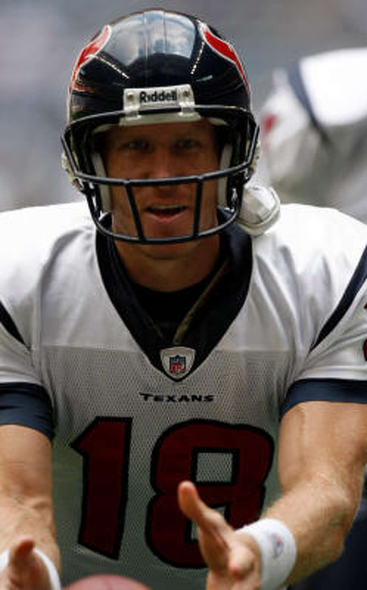Justice Rosenfels proved to be a real pro with Texans