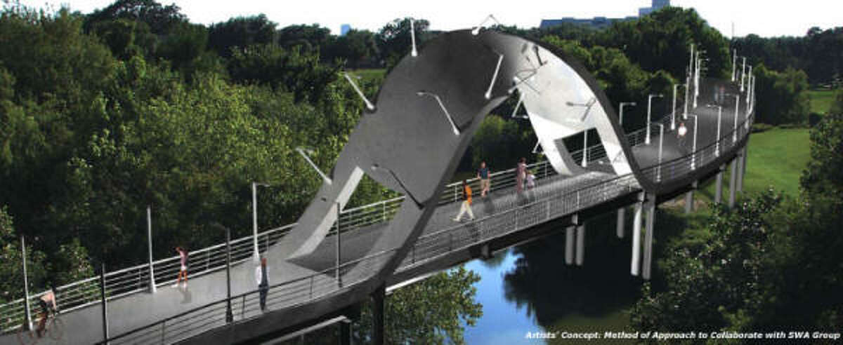 Bridge: Mayor Bill White announced a $7 million bridge that will allow pedestrians to cross the Buffalo Bayou in an area near Montrose that has seen a flurry of development. Some council members hope the bridge’s unusual design﻿ could become an architectural hallmark. ﻿