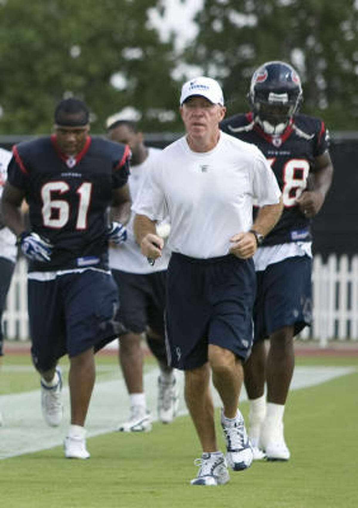 The Texans made a mistake in firing strength and conditioning coach Dan Riley (above) and head trainer Kevin Bastin, Richard Justice writes.