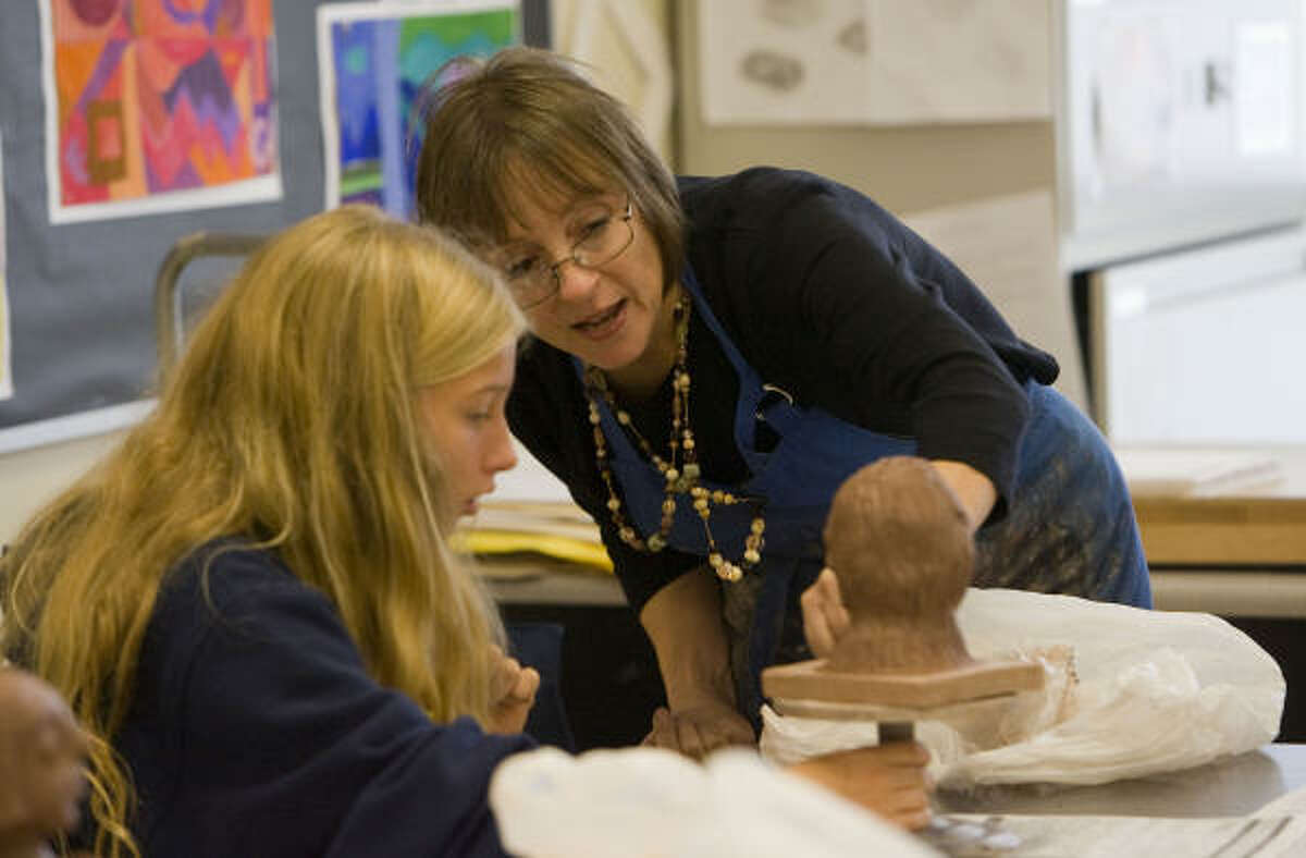Houston art teacher named the best in state