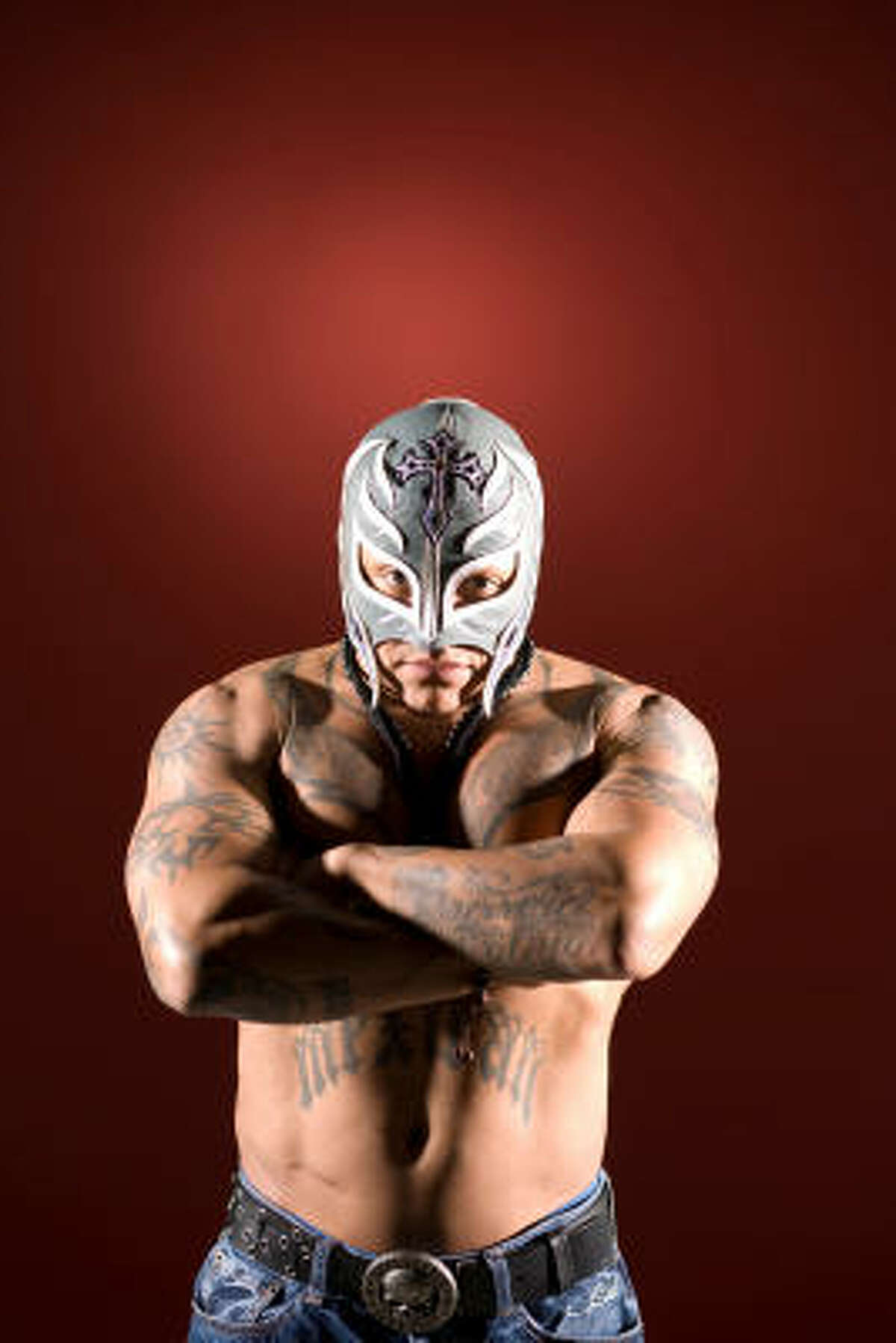 WWE wrestler Rey Mysterio.