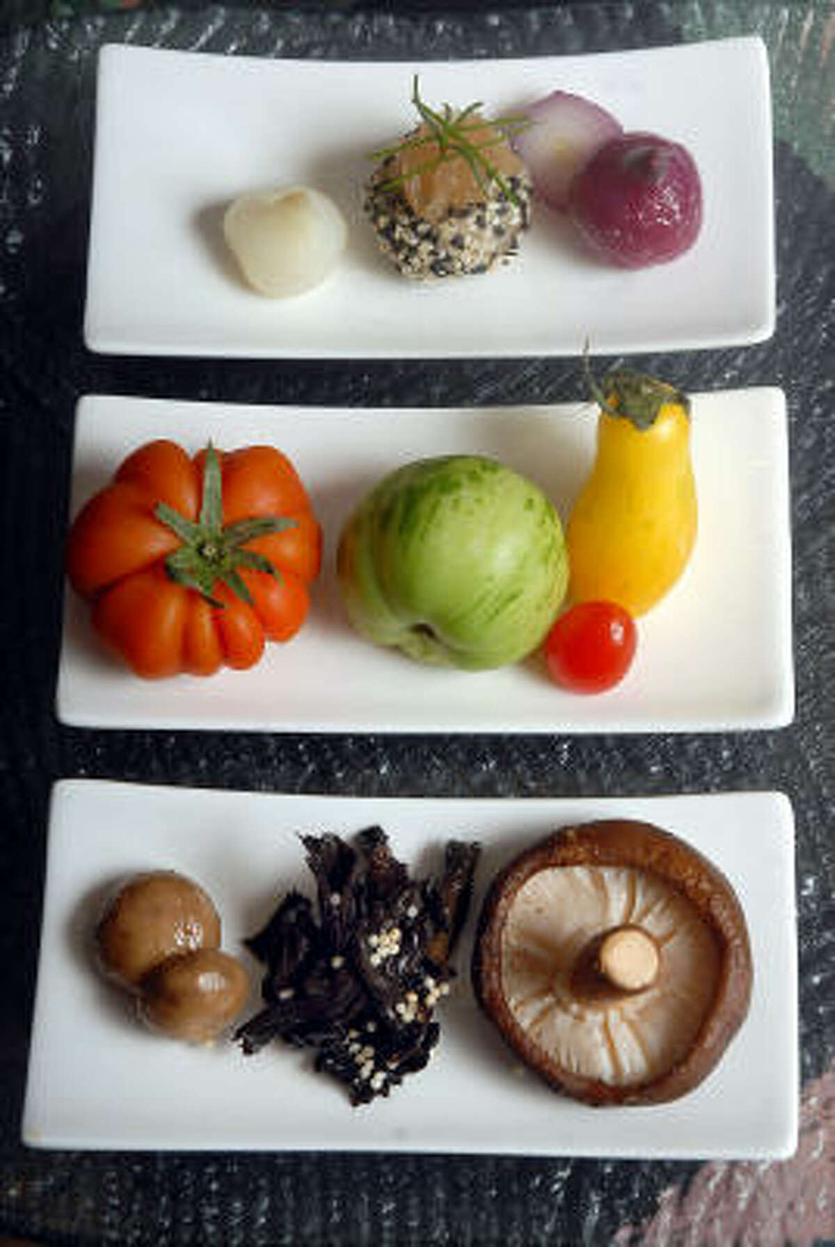 Fresh produce marks chef Robert Gadsby’s creations at Bedford.