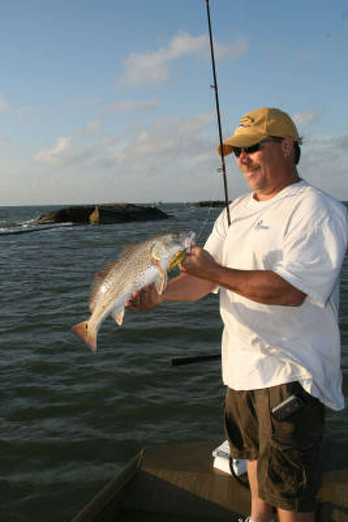 Tompkins Texas' jetties bring best fishing action