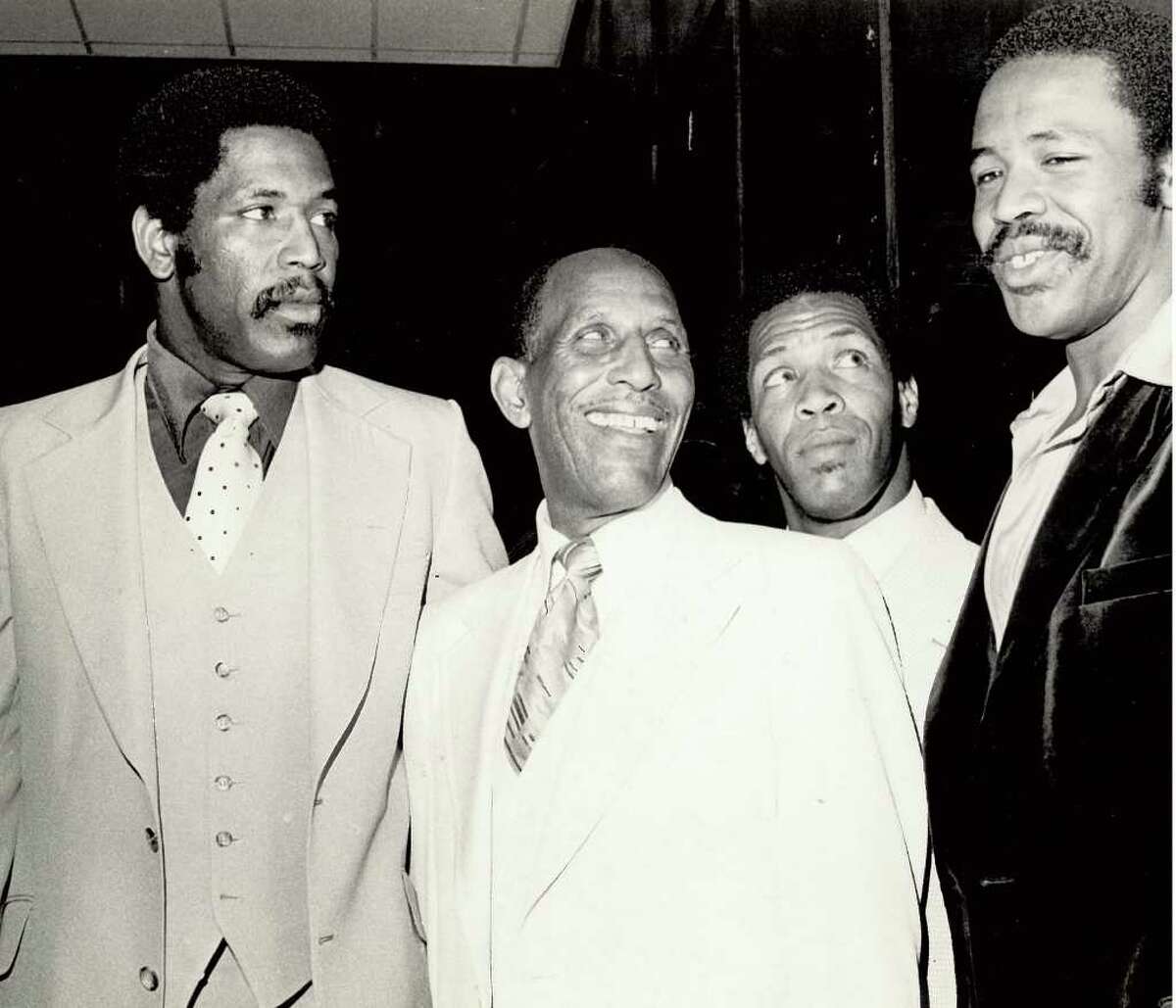 From left, Bubba Smith, WIllie Ray Smith Sr., Willie Ray Smith Jr., and Todya Smith. Enterprise file photo