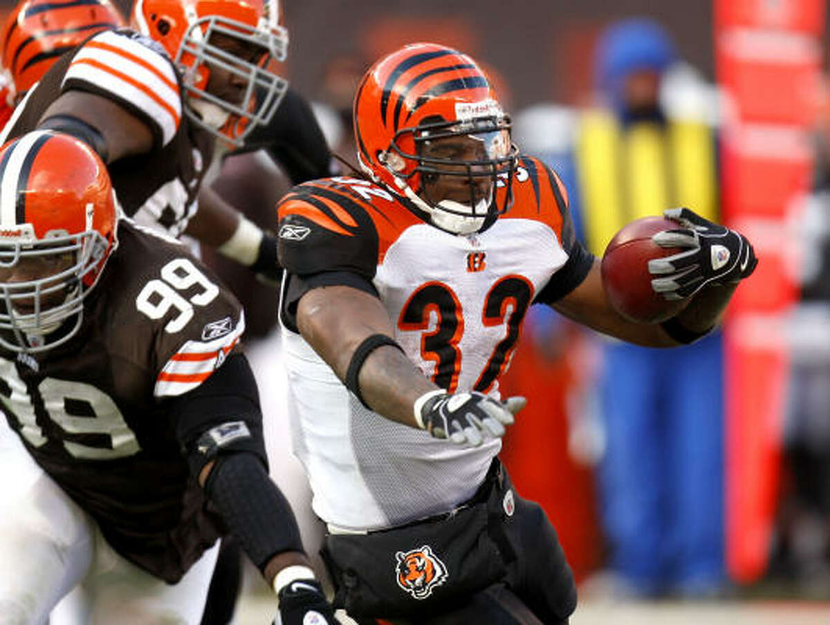 Cedric Benson signed with Cincinnati last season and rushed for 747 yards in 10 starts.