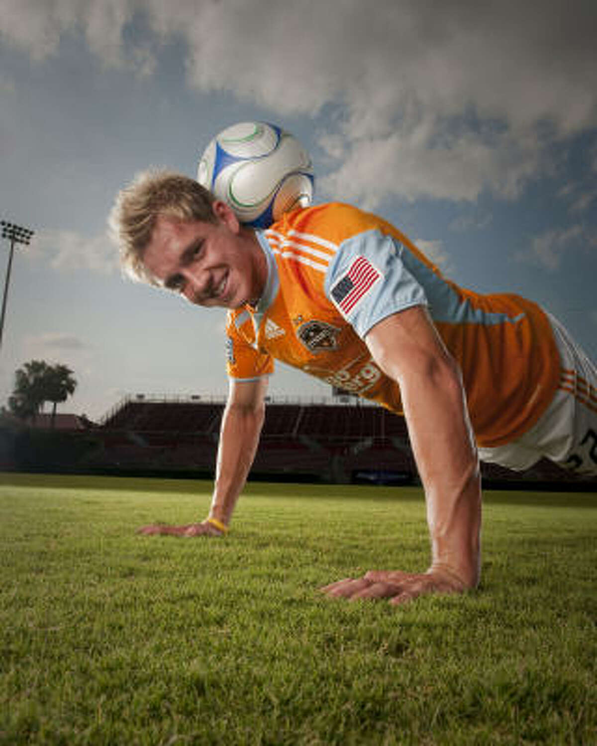 Dynamo midfielder Stuart Holden relaxes his strict regimen a little in the off-season, but even then, he says, "taking care of myself is really part of my lifestyle and a habit."