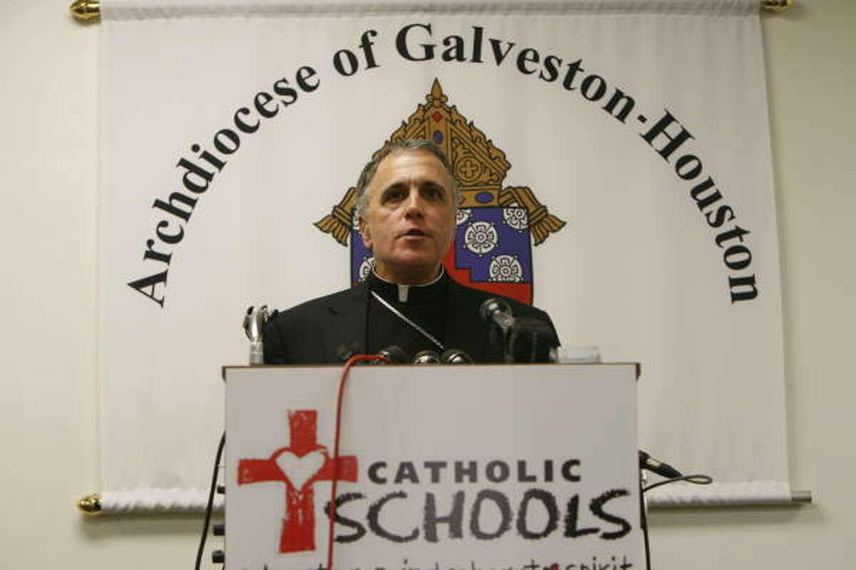 DECISION: Cardinal Daniel DiNardo says race or ethnicity had nothing to do with school closings.