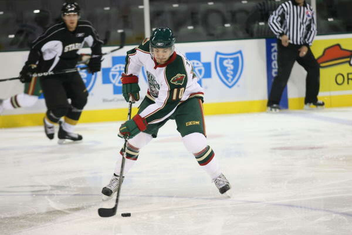 The Aeros came back from behind as they erased two one-goal deficits in regulation.