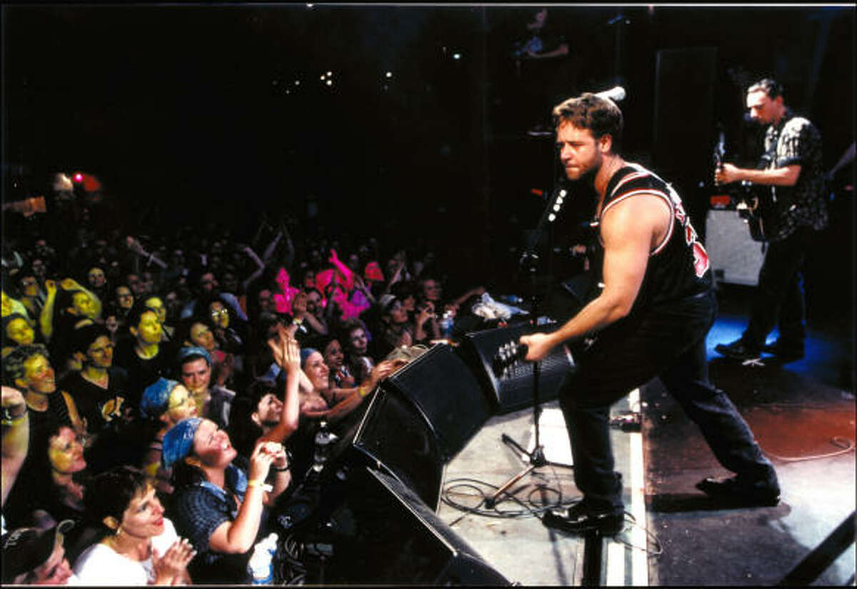 Russell Crowe fronts 30 Odd Foot Grunts, an Australian "pub rock" band formed in 1992. According to the band's Web site, they has "dissolved/evolved" so that Crowe can can take a new direction in his music career.
