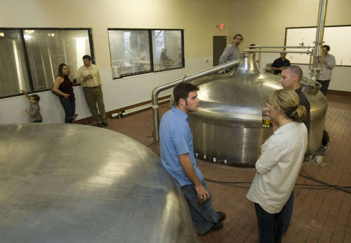 Do lunch at Saint Arnold brewery