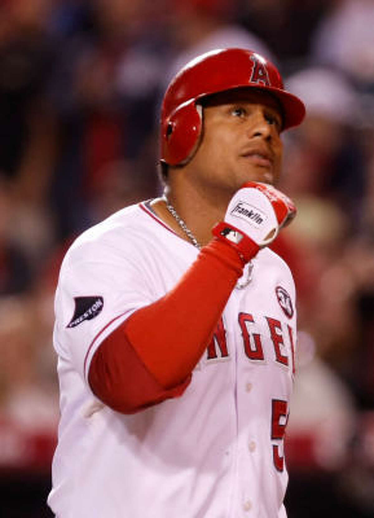 Bobby Abreu, Angels Then: Product of Astros' Venezuelan development efforts saw limited action in 1996 and 1997 before Devil Rays plucked him in expansion draft and traded him to Philadelphia. Now: Regular right fielder for the Angels, still one of the top on-base performers in baseball. Abreu had a run in the Angels 5-0 victory in Game 1.