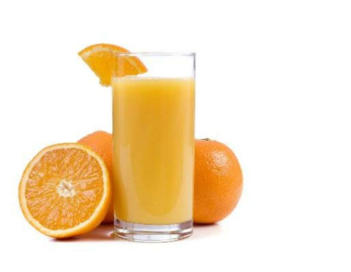 Orange juice is high in folic acid.