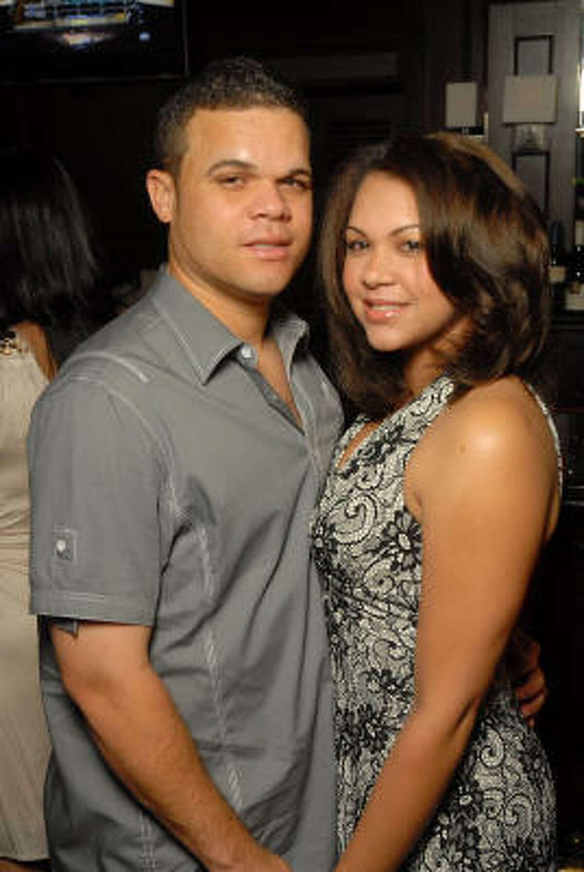 Wandy Rodriguez and his wife Luz