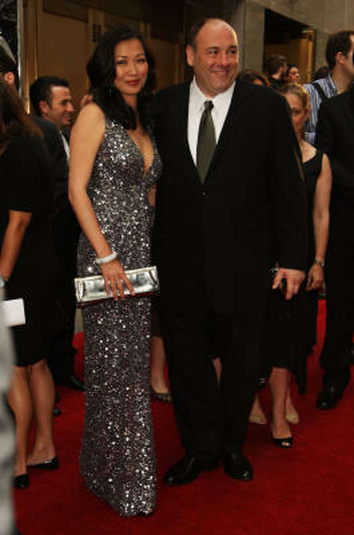 James Gandolfini and wife Deborah Lin