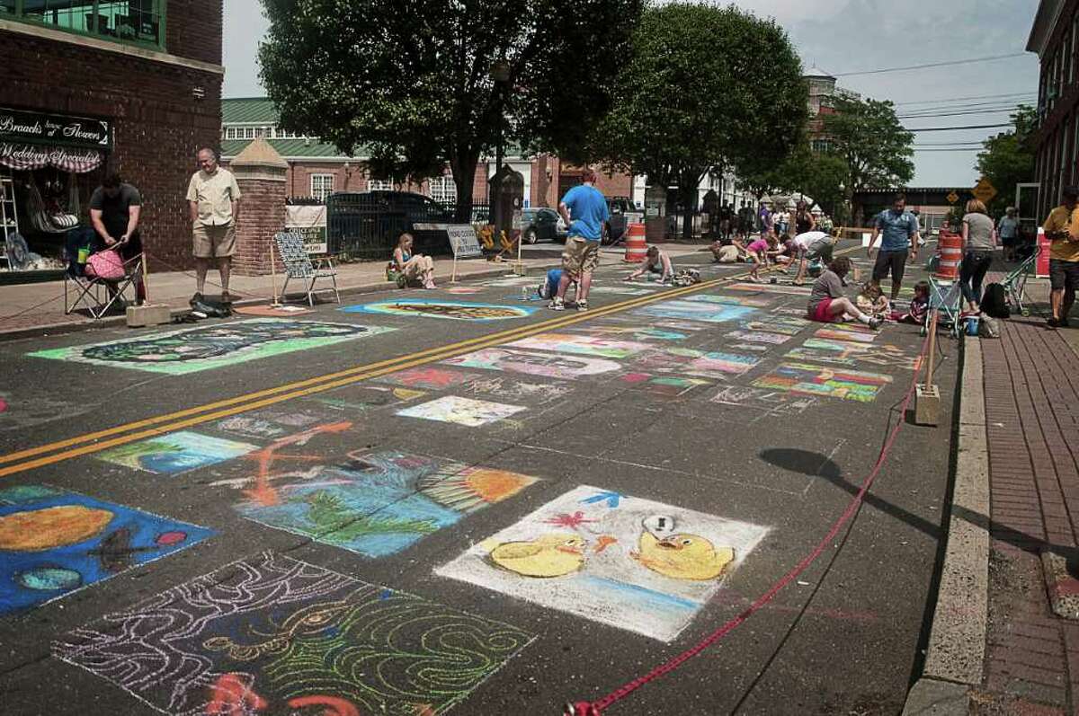 Norwalk's SoNo Arts Celebration on August 6 drew a crowd that filled the streets of South Norwalk.