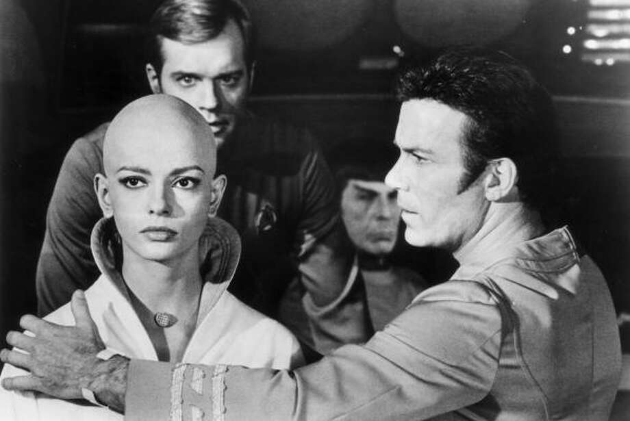 first star trek movie bald woman