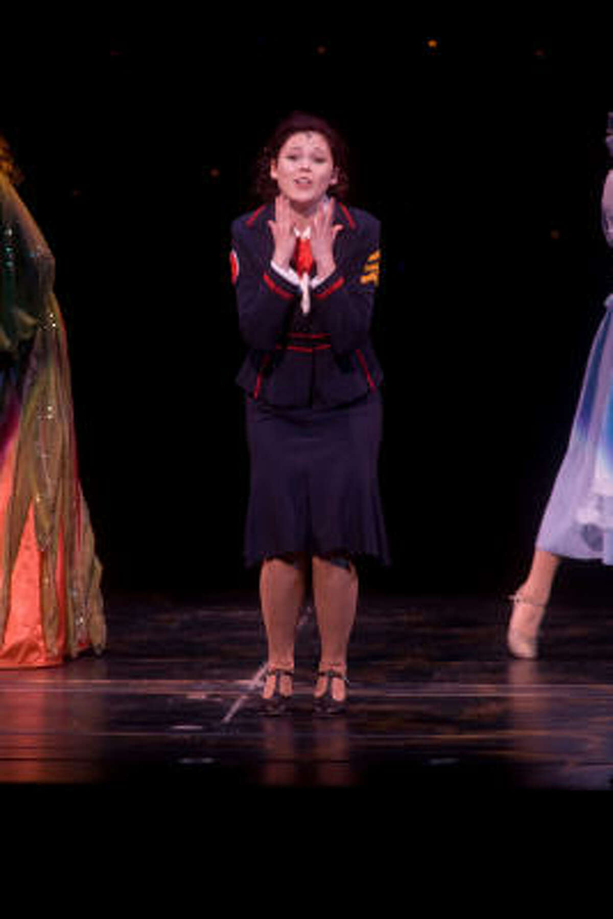 Best Leading Actress Nominee Kristin Massa of Pasadena Memorial High School reprises her role from "Guys And Dolls."