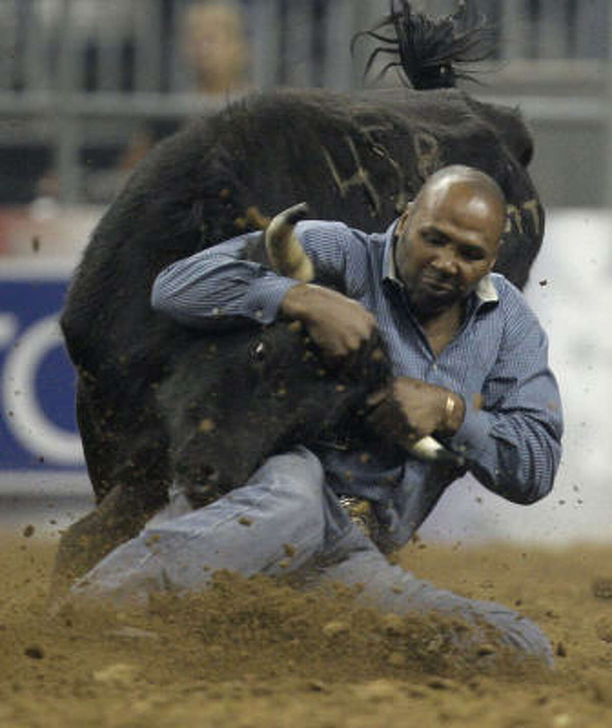 Darrell Petry, steer wrestling