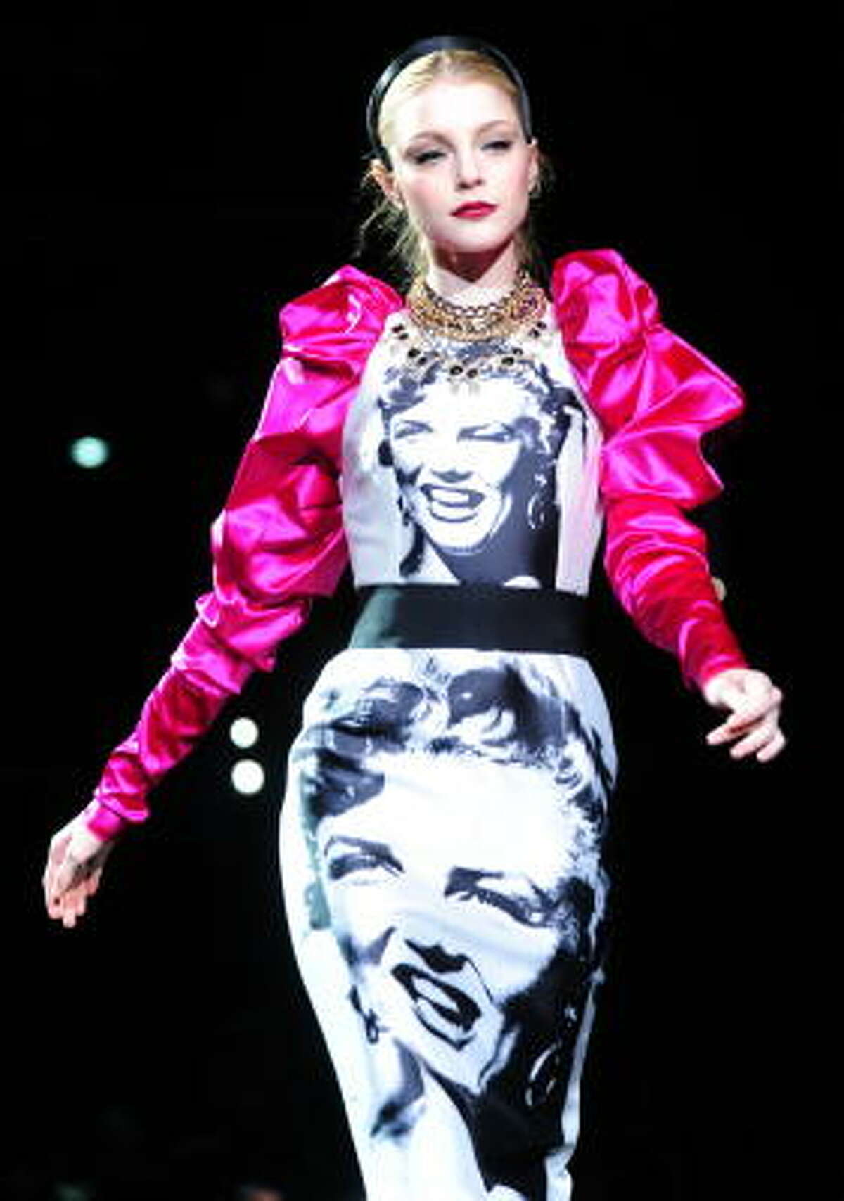 Marilyn rules at Dolce & Gabbana.