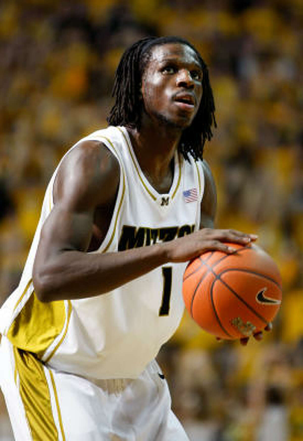 Missouri (25-6): The Tigers' nine-game improvement from 16-16 last season was their biggest in 15 years. Forward DeMarre Carroll (photo) was a first-team all-conference selection after averaging 17.1 points and 7.3 rebounds. This is only the second opening-round bye for the Tigers in league history.