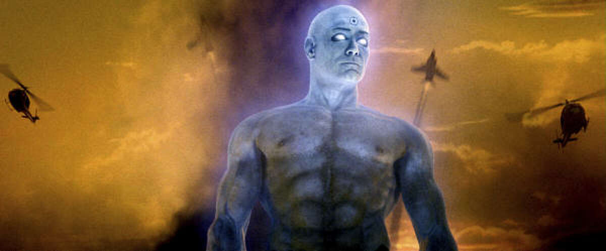 BILLY CRUDUP as Dr. Manhattan in Warner Bros. Picturesí and Paramount Picturesí action/sci-fi ìWatchmen.î PHOTOGRAPHS TO BE USED SOLELY FOR ADVERTISING, PROMOTION, PUBLICITY OR REVIEWS OF THIS SPECIFIC MOTION PICTURE AND TO REMAIN THE PROPERTY OF THE STUDIO. NOT FOR SALE OR REDISTRIBUTION.