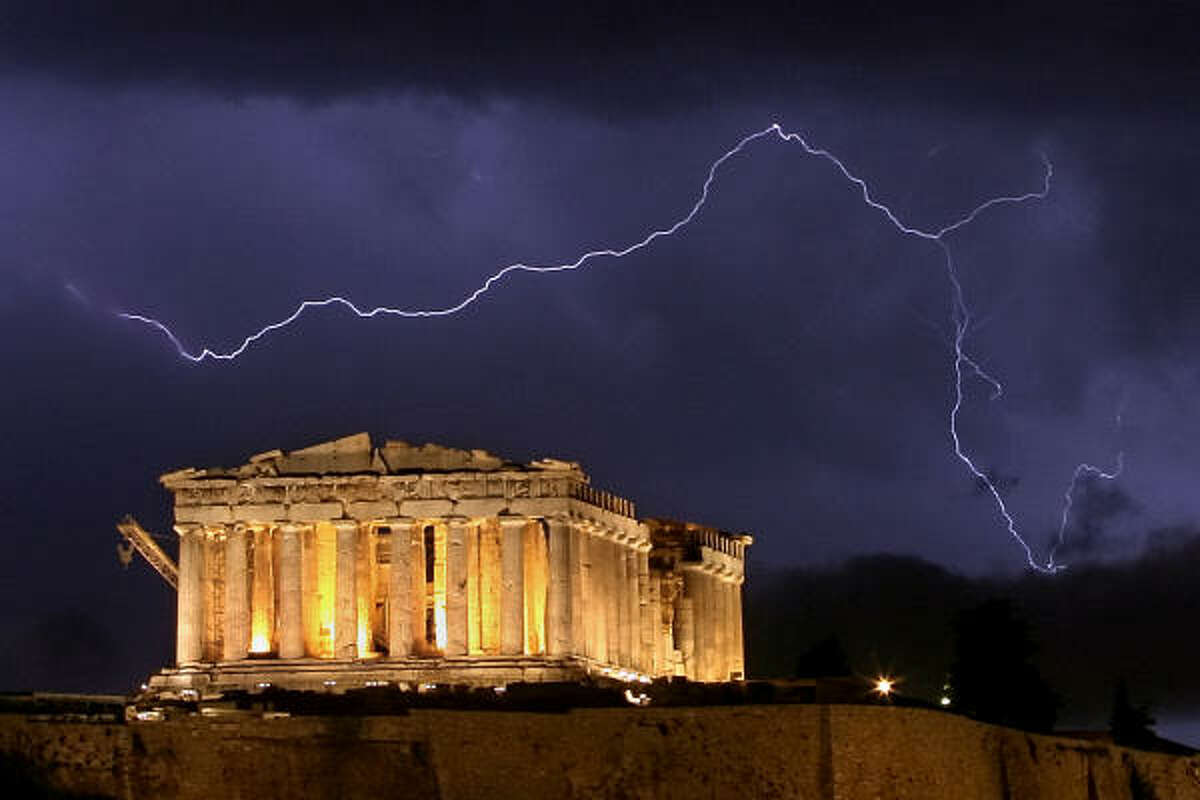 The Parthenon temple in Athens, Greece