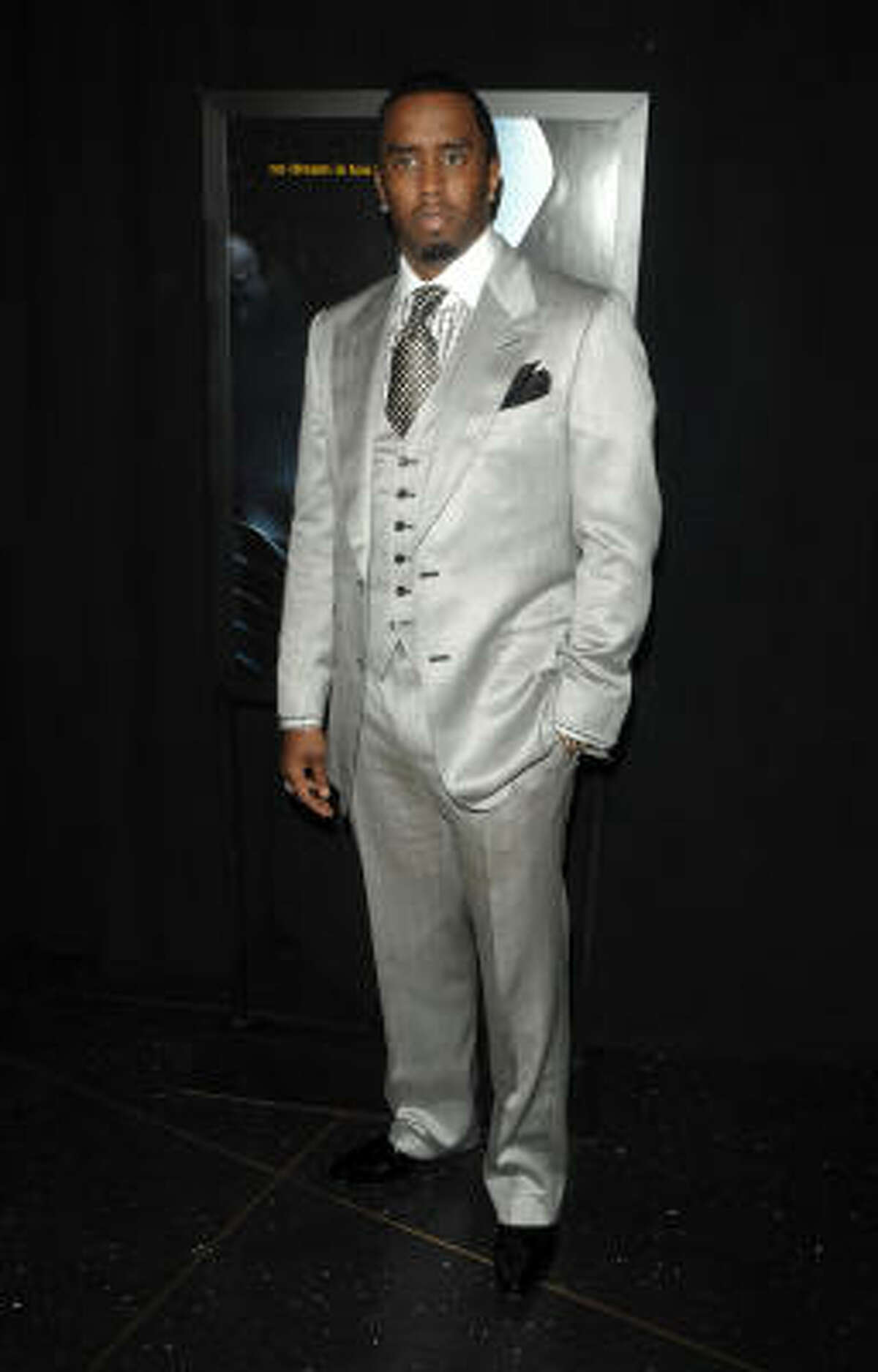 It’s clean-cut all the way for Sean “Diddy” Combs at the recent premiere for Notorious in New York.