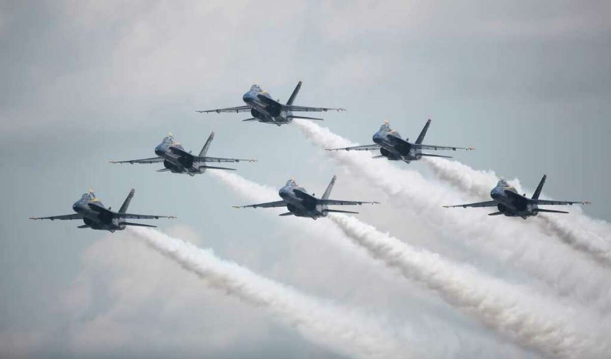 The Blue Angels perform.