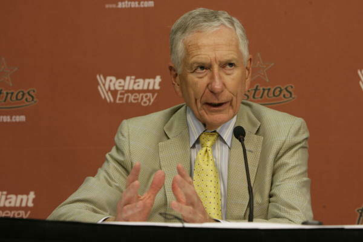 Astros owner Drayton McLane is facing a difficult offseason trying to sell sponsorship opportunities.