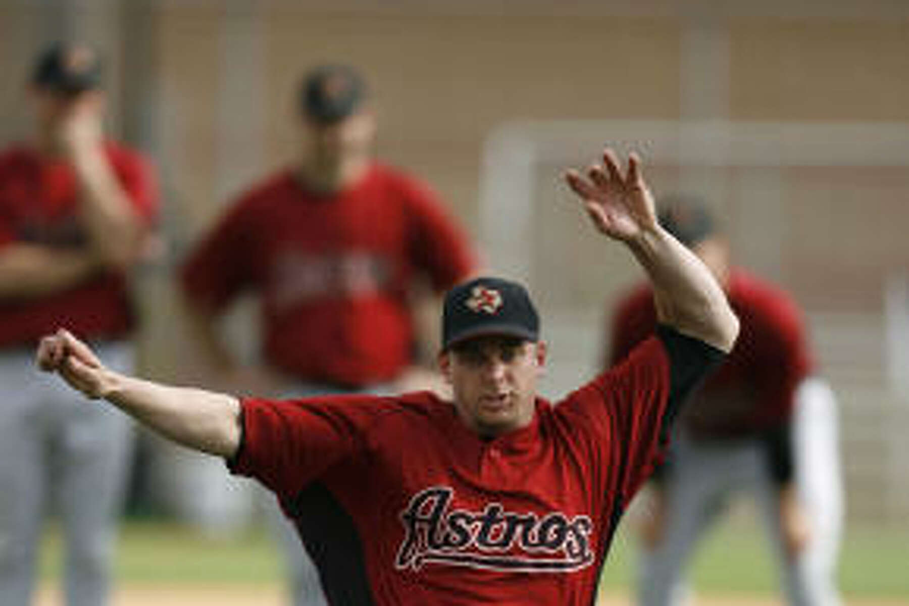 Backe pursues old form as Astros pitcher
