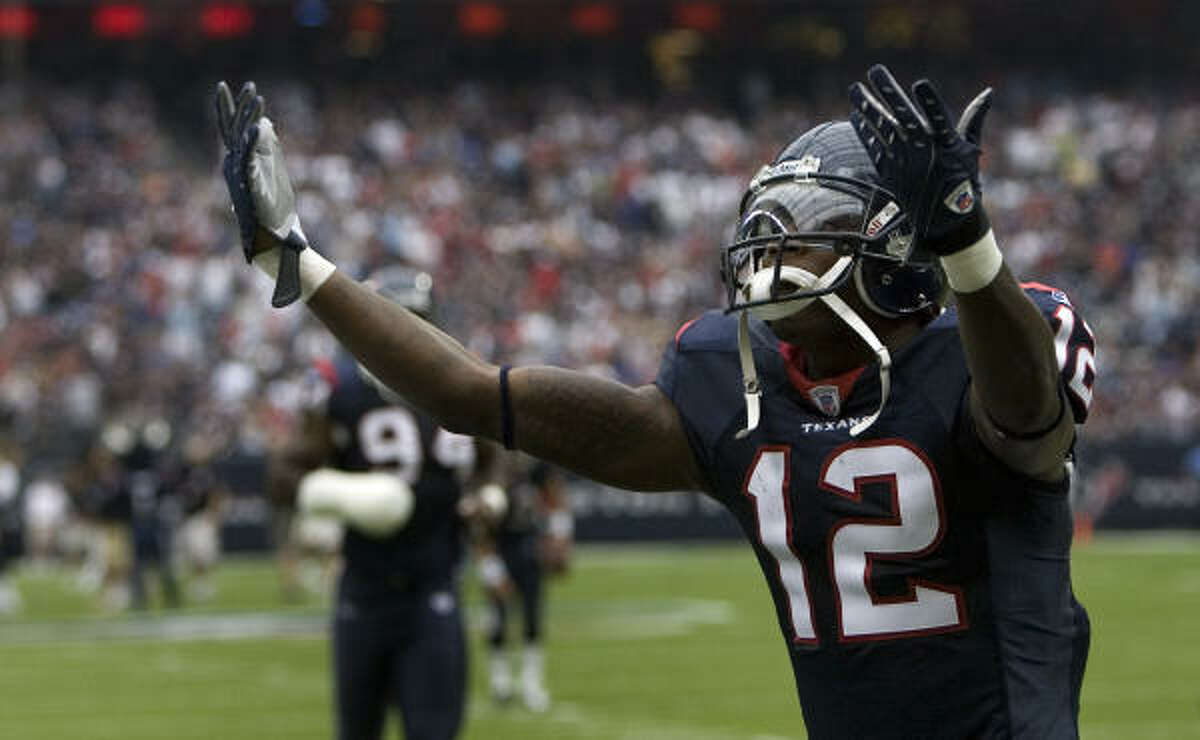Jacoby Jones was the Texans' third-round pick out of Lane College in the 2007 NFL draft.