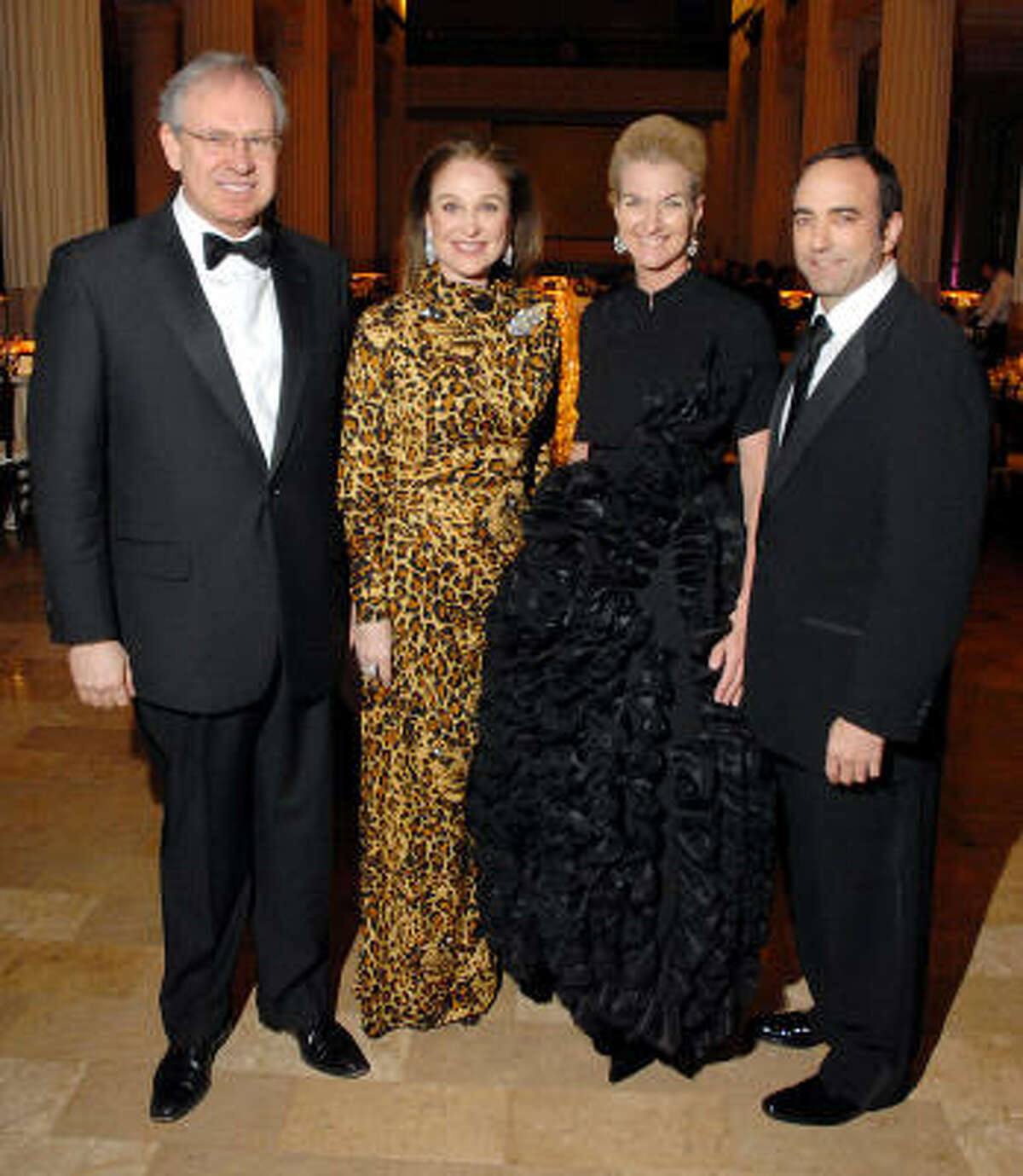 Boys & Girls Harbor gala honorees John and Becca Cason Thrash, from left, joined gala chair Holly Moore and husband Jim Kastleman in setting a high fashion standard for the successful fundraiser.