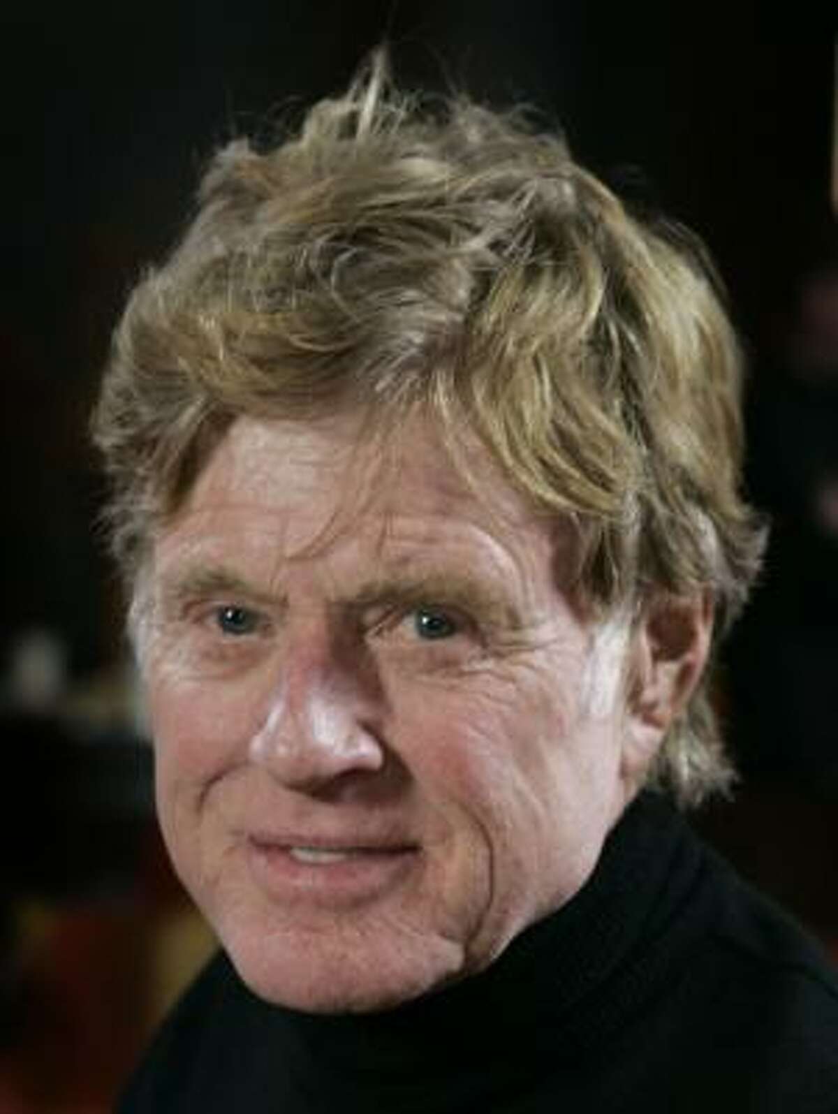 Robert Redford Redford will be at the Houston screening sponsored by the Progressive Forum.