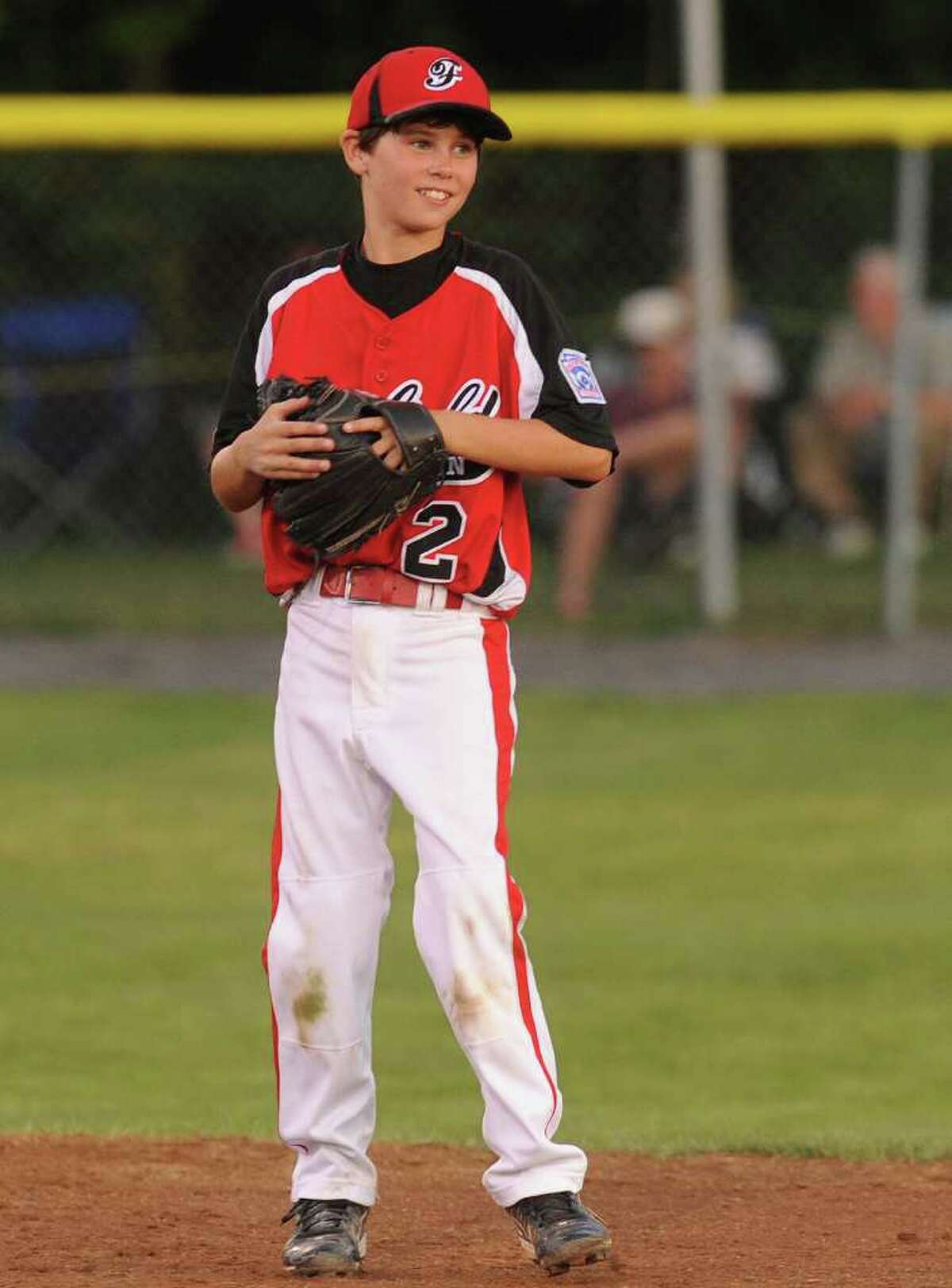 Fairfield American victory over Yarmouth, Maine at the Little League Eastern Regional in Bristol on Monday, August 8, 2011. Connor Lynch.