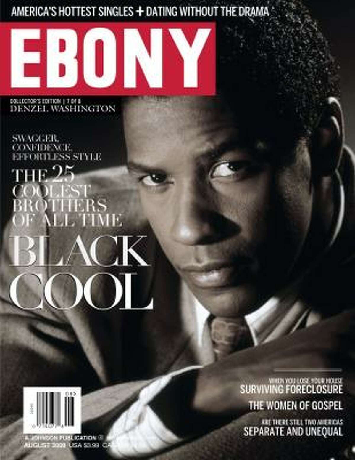 The magazine's female staffers tended to define cool as "sexy," as with Denzel Washington.