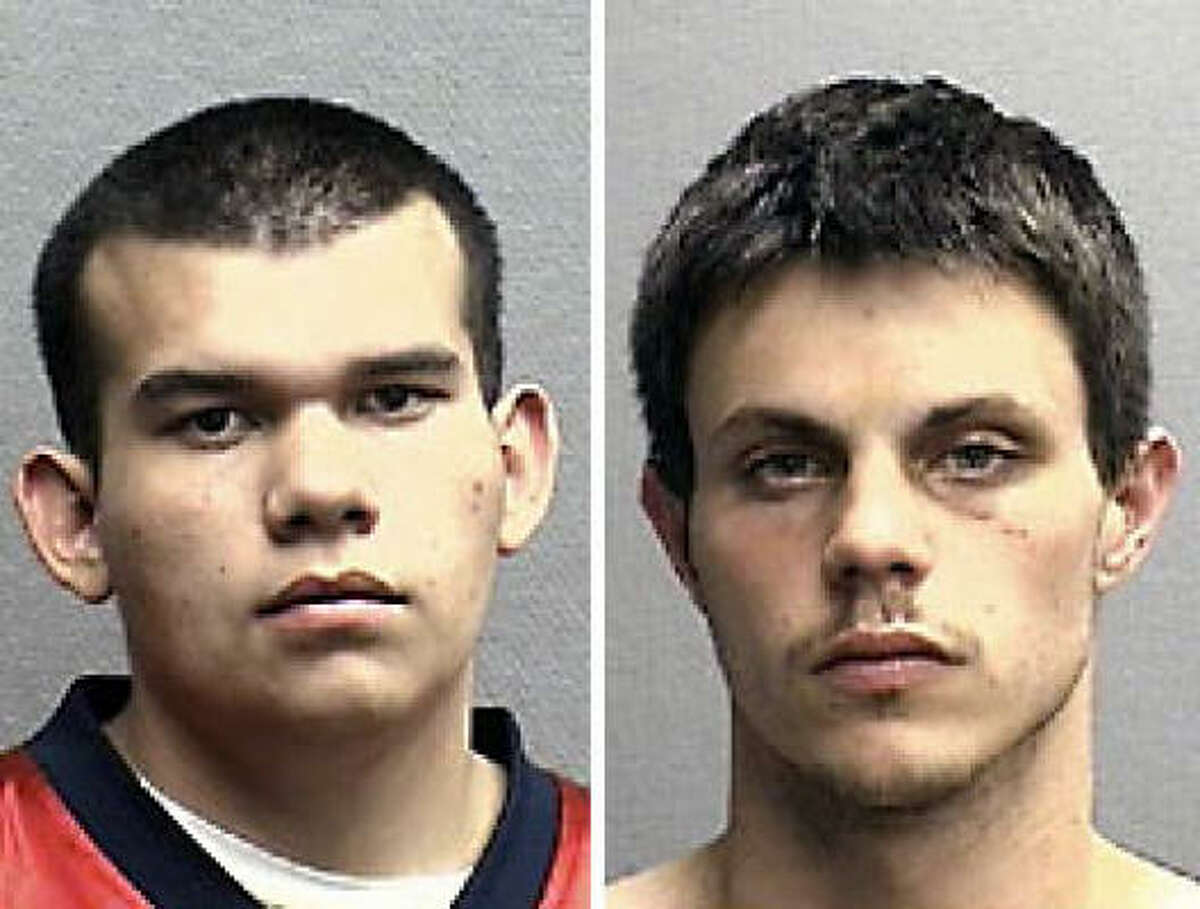 Matthew Gonzalez, left, and Kevin Jones have been charged with the misdemeanor offense of abuse of a corpse.