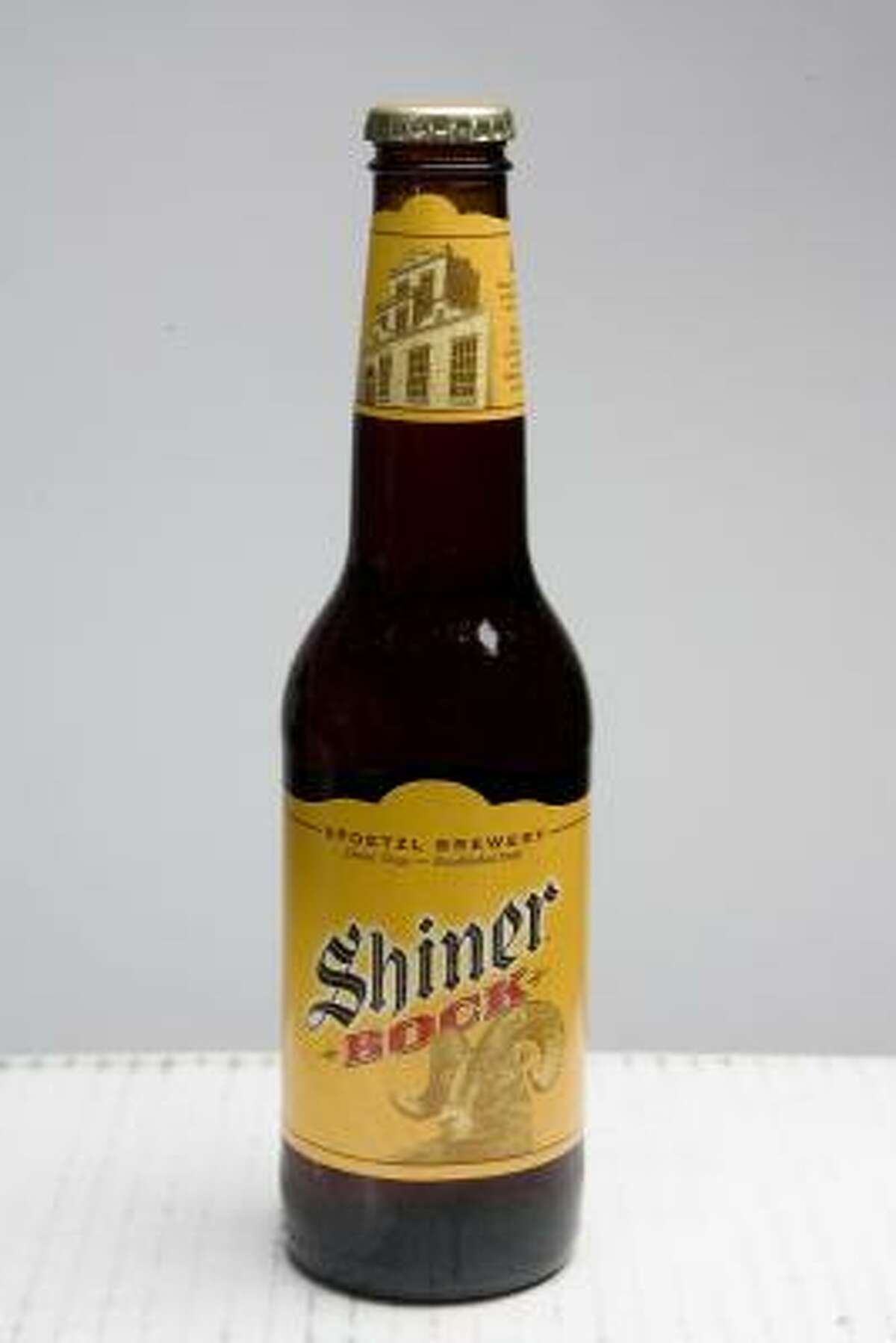Shiner Bock is a dark, Bavarian-style beer that's a little fruity, chocolaty and hoppy. Try it in meat dishes and compound butters.