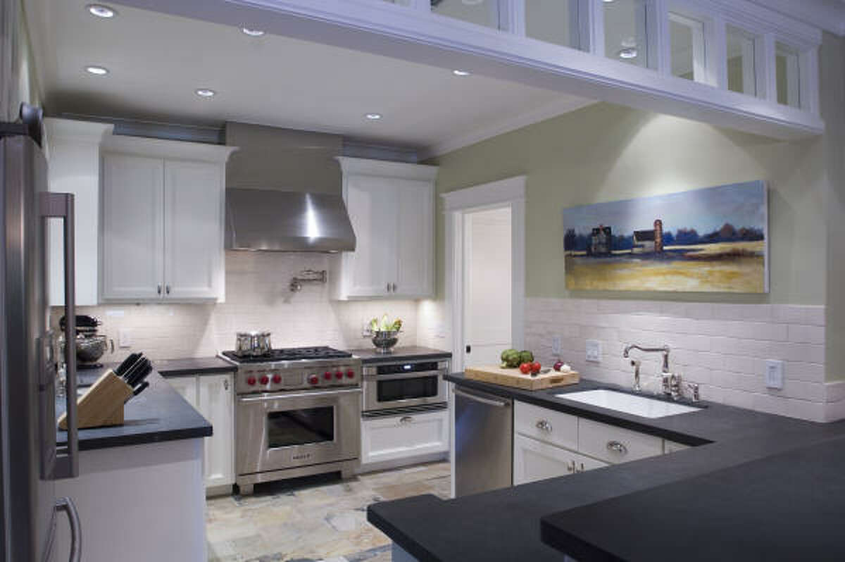 This Montrose kitchen was designed by Robert Reid of Brooks-Reid Studio.